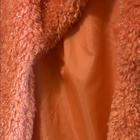 MINKPINK Faux Fur Jacket: Pink Size Small - Picture 4 of 5